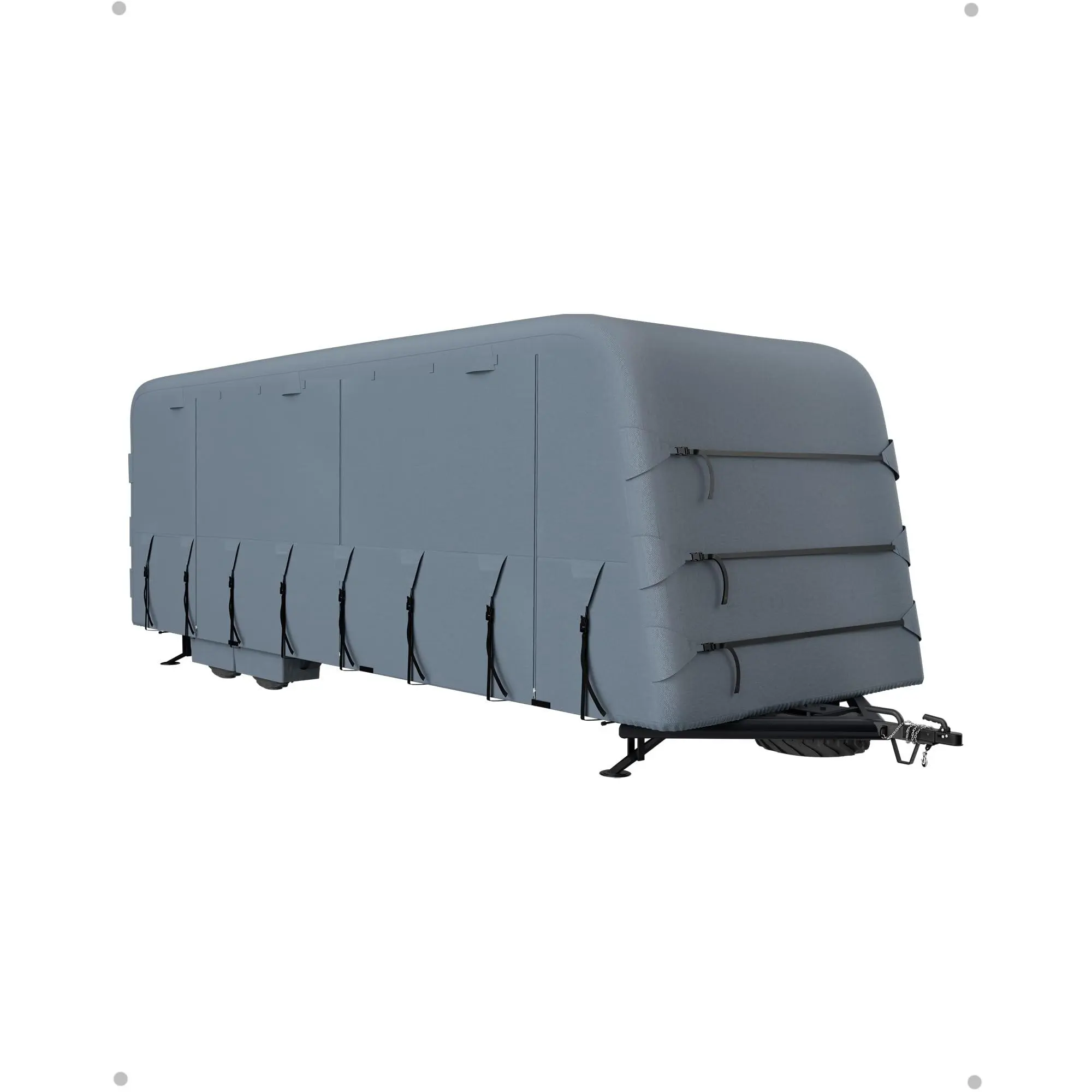 Garvee Heavy-Duty Travel RV Trailer Cover for 21'-24' Motorhomes, Campers - 6-Layer All-Weather, Waterproof, Windproof, UV-Blocking, Breathable Fabric, Animal Damage Protection, 2 Straps, 4 Tire Protectors (Car Covers & Shelters), 6-Layer All-Weather Prot