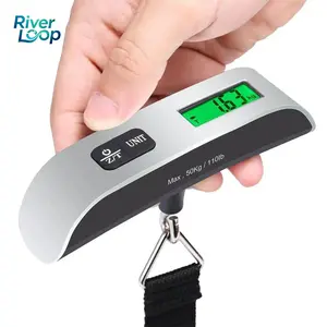 Portable Electronic Luggage Scale, 50kg Handheld Digital Display Scale, Handheld Digital Scale for Home, Travel, Office, School, Tool Indoor leisure equipment