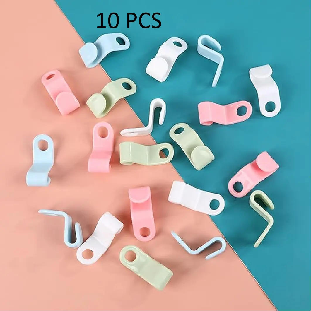 10PCS Adjustable Hooks Hanger Extension Hooks – Interconnected Connecting Rings, Multifunctional Hanger Organizer, Space-Saving Stackable Clips for Closet Wardrobe, Hangs Shirts, Dresses & Garments Vertically, Maximizes Closet Space & Keeps Clothes Neat