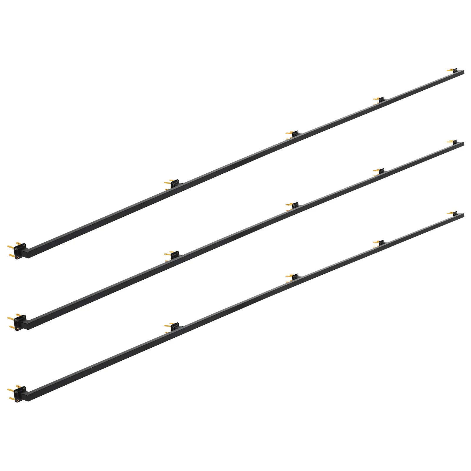 Garvee 6ft Industrial Strength Black Metal Stair Railing - Heavy Duty Wall-Mounted Handrail with 500lbs Load Capacity, Easy Installation - Enhance Safety for Indoor Loft, Outdoor Porch, Deck