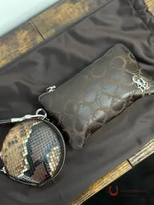 CUADRA PYTHON BROWN WALLET DU554