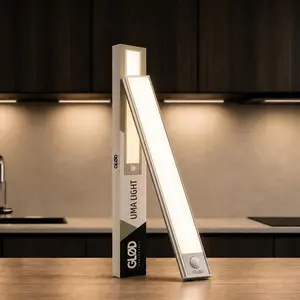 GLØD Uma Light | Under Cabinet Motion Sensor Light | Massive 3200mAH Battery | Dimmable | Warm & Cool Tones - Perfect for Kitchen, Closet, Bedroom, Stairs & Bathroom