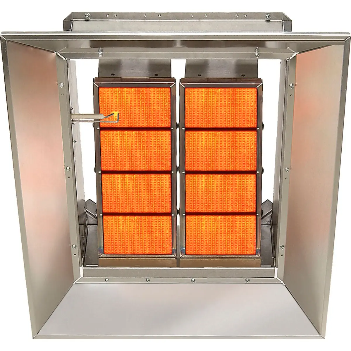Sunstar Heating Products B2093432 Infrared Ceramic SG8-N Natural Gas Heater - 80000 BTU, for Large Areas, Provides Spot Heat
