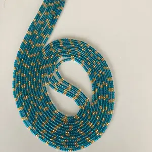 Electrum waist beads