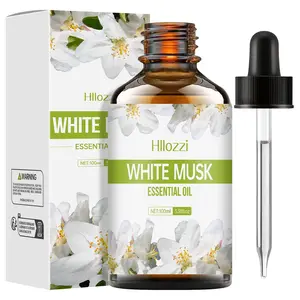 White Musk Essential Oil, a clean, botanical musk, is suitable for body massage and aromatherapy diffusers and crystals, Pure Oils