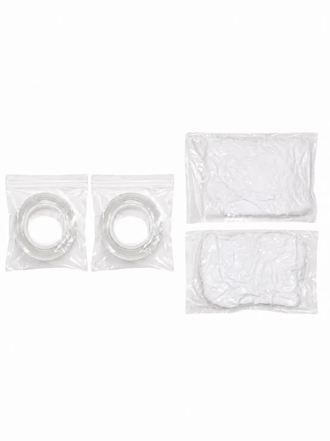 DIY Cloud Cotton Accessory Kit - 2 x 70g (140g Total) Soft Fluff Filling Packs, Adhesive Tape, Indoor Cloud Shaping Tool for Ceiling, Bedroom Wall Decor Crafts for Fuller Look