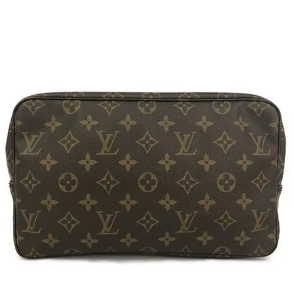 Pre-owned Louis Vuitton Other Other Monogram Trousse Toilette 28 Cosmetics Pouch Brown 12645645822/626322
