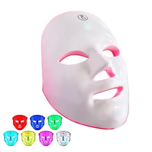 【Mother's Day Gift】Aedwdpe Red Light Therapy, 7 Color LED Light Face Mask, Photon Skin Rejuvenation For Daily Care, Cordless, Rechargeable, Ideal Gift For Women, Summer Gift Skincare Facial luz therapy mask omni lux tools ergonomic design
