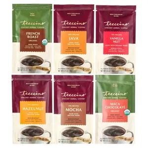 6-Pack Trial Size Chicory Coffee Substitutes Herbal Coffee Sampler - Caffeine Free Coffee Alternative  Prebiotic, Caffeine Free & Acid-Free