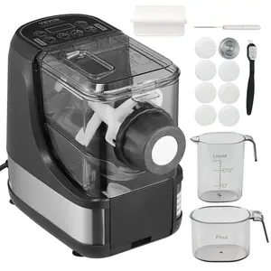 VEVOR Electric Pasta Maker,  150W Automatic Noodle Maker Machine with 8 Pasta Shapes, 4 Intelligent Modes, 500g Flour Capacity Pasta Maker Machine with Measuring Cups, Cleaning Brush for Home Kitchen