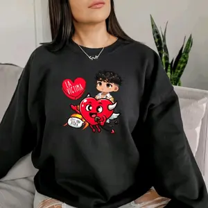 Xavi Valentines Day, Xavi La Diabla, Xavi La Victima Sweatshirt, Unisex Cotton Graphic Shirt