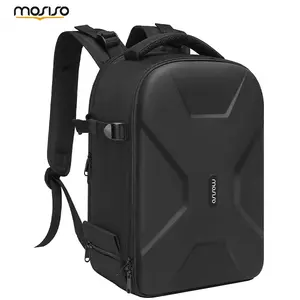 MOSISO 13 inch Waterproof DSLR/SLR/Mirrorless Camera Backpack with Tripod Holder & Laptop Compartment for Men Women Travel Hiking City Photography Outdoor Adventure Compatible with Canon Nikon Sony - Smartphone