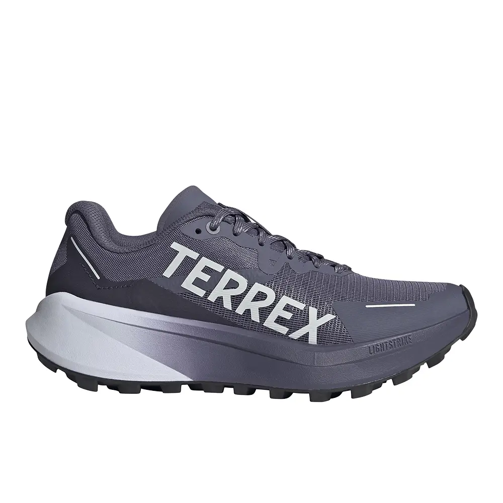 adidas Womens Terrex Agravic 3 Trail Running Sneakers Shoes - Purple