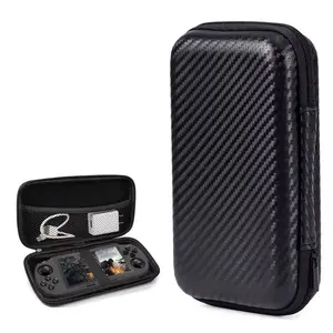 WUDS EVA Hard Carrying Case for Retro Handheld Game Consoles SF3000/ SF3000HD/R36S , Black Portable Accessory for Protection