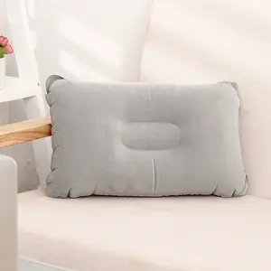 1pc Outdoor Camping Style Square Nap Inflatable Pillow Travel Tent Sleep Mat, Quick Inflate, Comfortable and Portable, Ideal for Hiking and Picnics