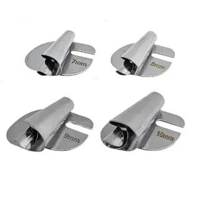 Sewing Rolled Hemmer Foot, 4 Counts/set 7/8/9/10mm Wide Rolled Hem Foot, Sewing Machine Presser Feet, Hemming Feet for Home Industrial, Sewing Supplies Crafts