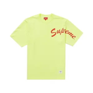 Supreme Shoulder Arc S/S Top Fluorescent Yellow