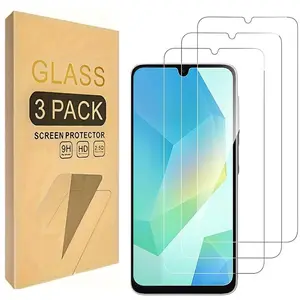 Tempered Glass Cellphone HD Screen Protector Cover, 3pcs Bubble Free Protective Smartphone Film for Samsung Galaxy A16 5G & A26 5G, Ultra Resistant Design for Ultimate Protect