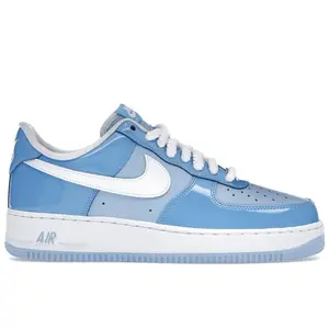 Nike Men's Air Force 1 Low '07 LV8 Phychic Blue White Patent, from StockX