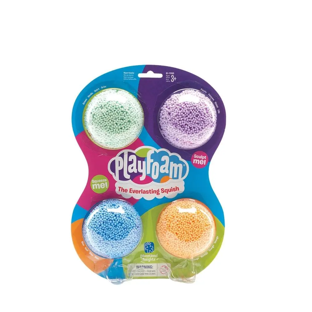 Educational Insights Playfoam, Multiple Options Available, 4 Pack, 8 Pack, 12 Pack, Fidget Toy & Sensory Toys for Kids & Adults, Gift for Ages 3+
