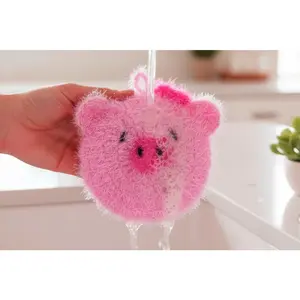 Pig Kitchen Scrubby – Piggy Stardust (Dishwasher Safe)