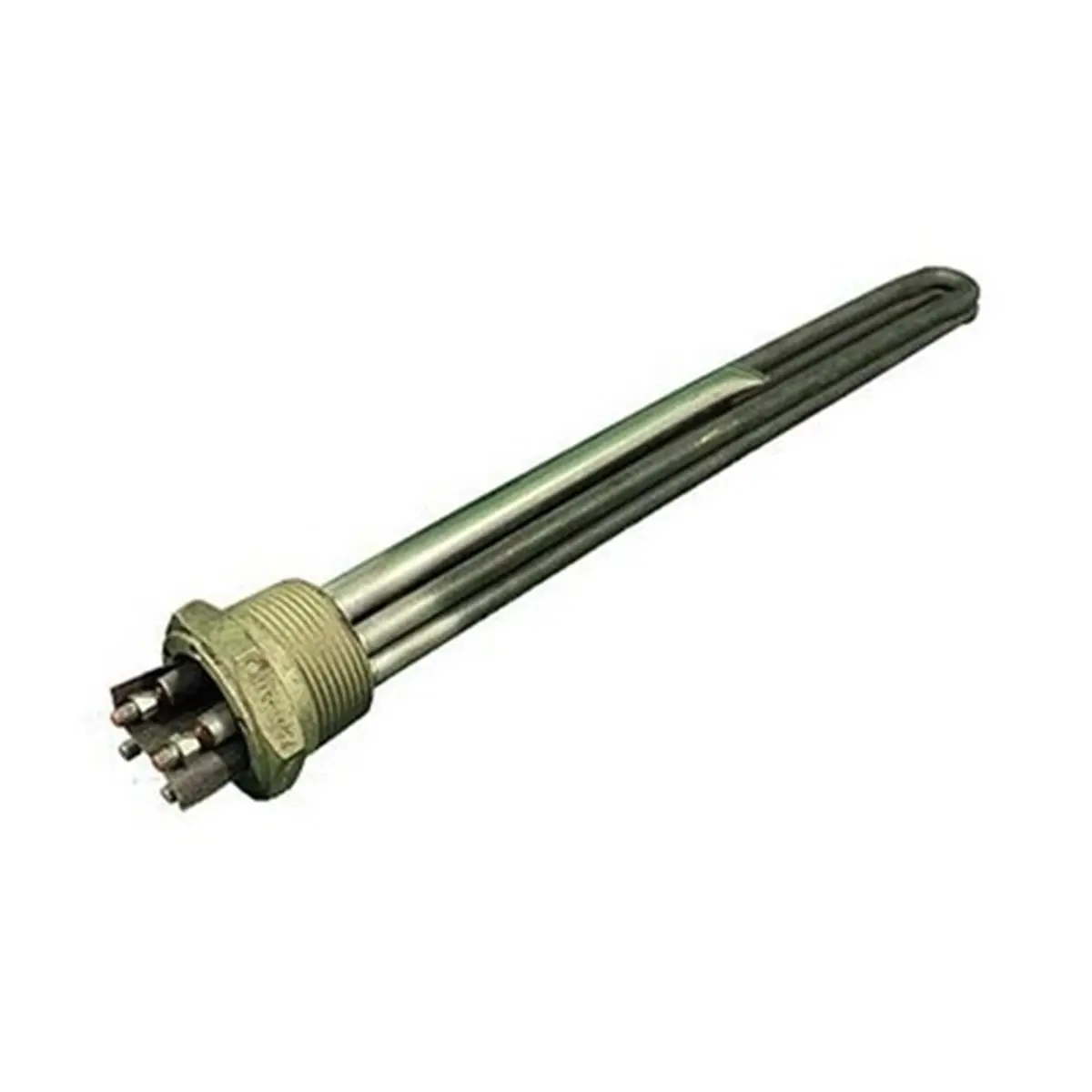 12" Heating Immersion Heater Element - 1.25" NPT Screw Plug, 6.0KW Dual Element, 230V Household Appliance Replacement Part