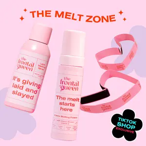 THE MELT ZONE Lace Install Set for Professional-Level Results | Foaming Curl Control Mousse to Mold Hairline, Lace Melting Spray for No White Cast, and Soft  Melting Band | No Residue, Humidity-Resistant Hold for Wigs, Frontals, and Closures Haircare Gel