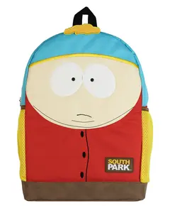 South Park Backpack 16" Eric Cartman Big Face Book Bag with Adjustable Shoulder Straps