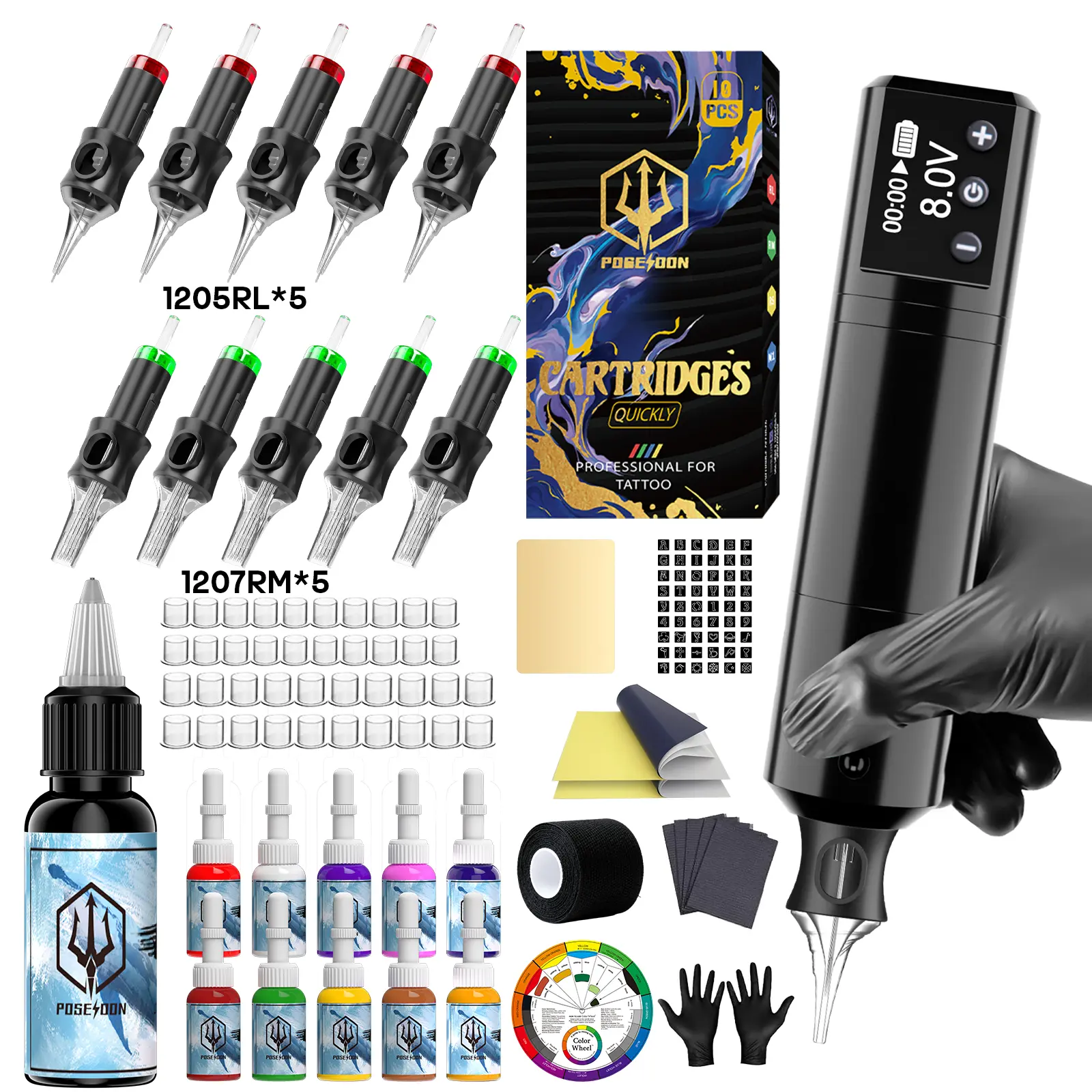 POSEIDON Rotary Pen Tool for Artists | Beginner Friendly Precision Tool | Smooth Control Design POSEIDON Rotary Pen Tool | Adjustable Precision Artist Tool | Lightweight Creative Design Device