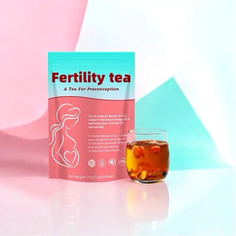 Women's Fertility Tea, Healthcare Herbal Supplement to Boost Ovulation and Support Faster Conception
