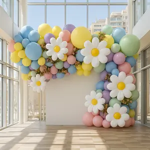 114pcs Macaron Color Balloon Set, Sweet Cute Party Decor, Photo Props, DIY Decoration for Birthday Wedding Graduation Party, Balloon Arch Decoration, Balloon Arch Kit, Balloon Arch Backdrop, Balloon Garland