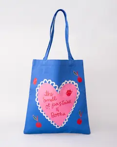 Canvas Tote Bag - Pastries and Books