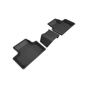 3D MAXpider 2018-2020 Volvo XC60 Kagu 2nd Row Floormats - Black