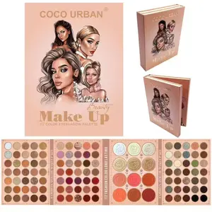 117-Color Natural Nude Mega Eyeshadow Palette | Ultra-Pigmented Matte & Shimmer Tones | Blendable for Effortless Eye Makeup Looks