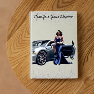 Eminence and Co. Manifest Your Dreams Journal for Writing - A5 Size Lined Pages with Affirmation Cover for Personal Reflection & Goal Setting