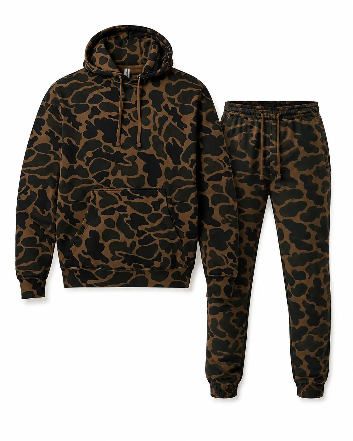 Vintage Duck Camo Hunting Hoodie and Sweatpants For Men and Women, Deer Hunting Hoodie, Deer Hunting Sweatpants, Deer Hunting Shirt Gift