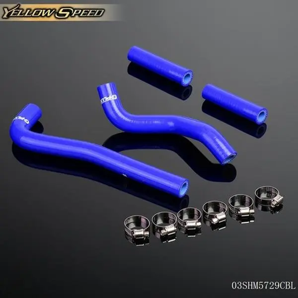 ALLGOOD Silicone Radiator Coolant Hoses Pipe Kit Blue Fit For Honda CRF150R 2007-2012