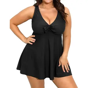 Daci Plus Size Two Piece Swim Dress Tankini Swimsuits for Women Flowy Bathing Suits with Boyshort  SwimWeek  summervibes
