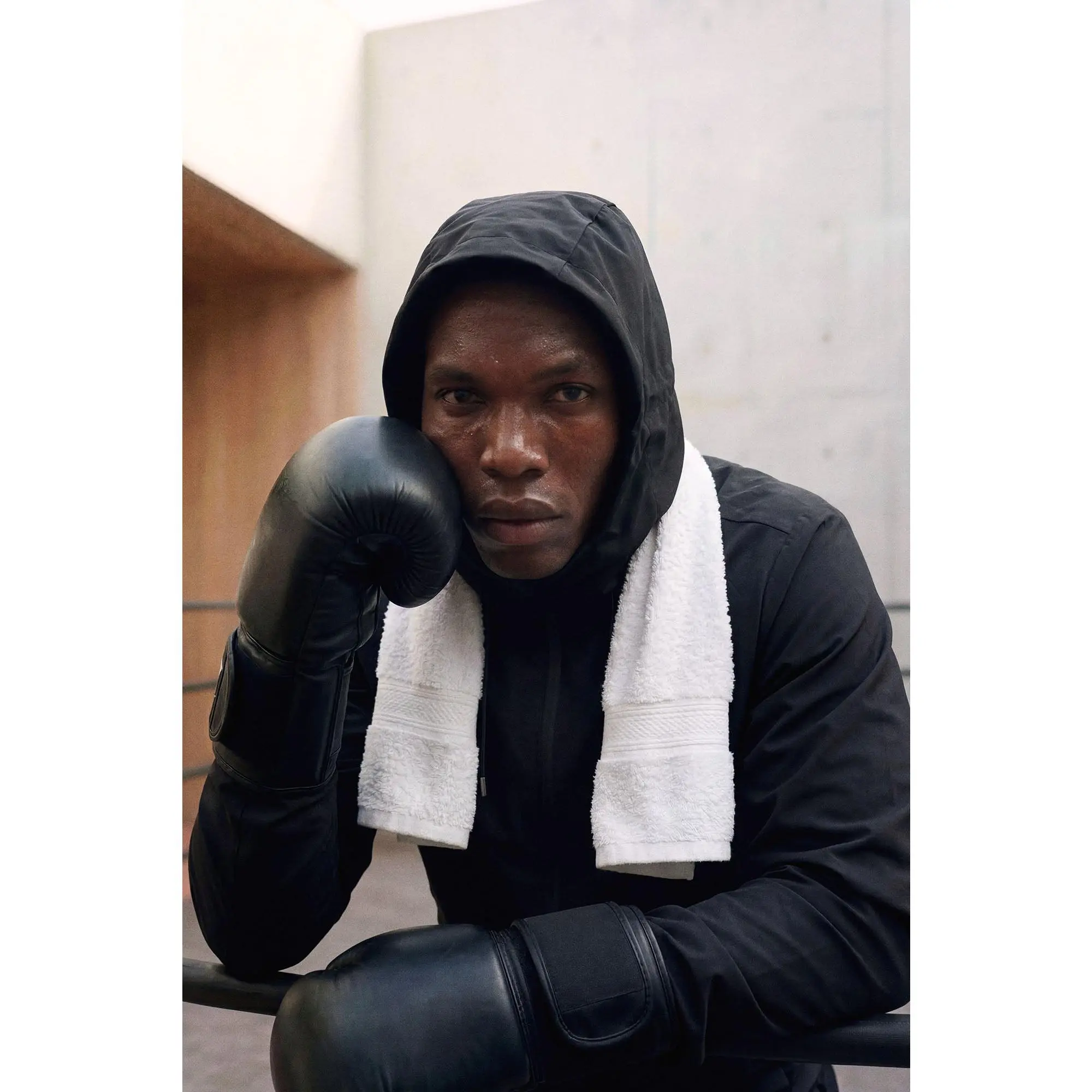 CoreNylon Hooded Full Zip Jacket - Black