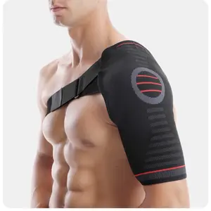 Adjustable Sport Shoulder Support Breathable Pressure Protector, Fitness Strap Included, Ideal for Sports and Exercise, Adjustable Shoulder Brace