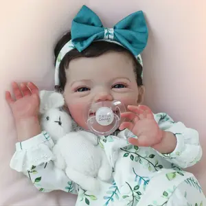 [WOOROY] Realistic Baby Doll - 18 In Soft Cloth Body Newborn Reborn Baby Dolls with Accessories and Gift Box, Birthday & Christmas Gift for Kids Age 3+