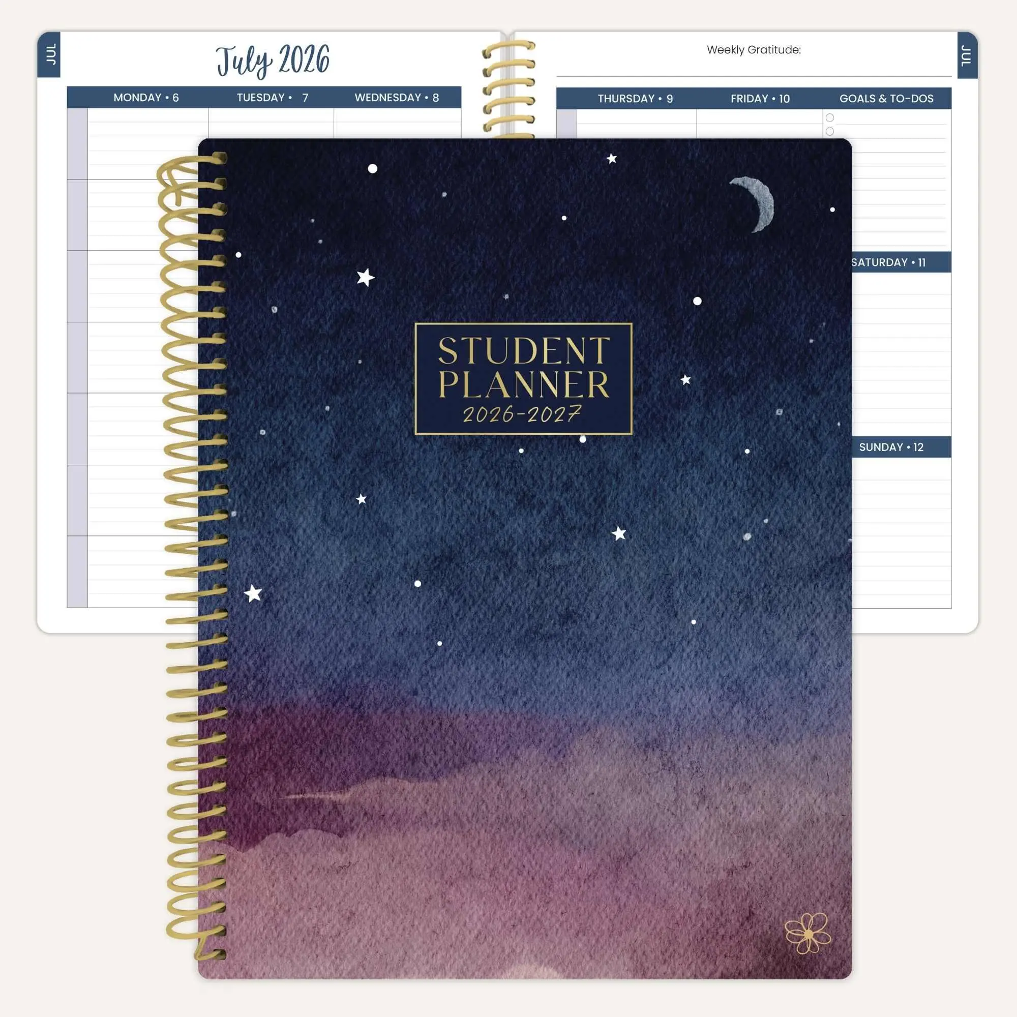 2026–27 Daisy Column Academic Planner, 7" x 9" | Stargaze