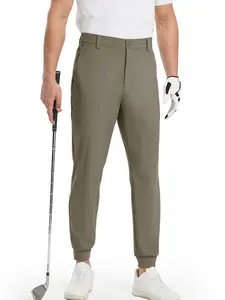 Limited-time clearance sale TBMPOY Men's Golf Joggers Pants Stretch Quick Dry Lightweight Casual Work Dress Pants Athletic Travel Jogger Sweatpants with Zipper Pockets