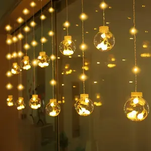 MICRENCY 118-LED Globe String Lights, 39 Ft USB-Powered Warm White ABS Ornaments, Indoor/Outdoor Backyard Decor for Home, Patio Party, Xmas Cozy Atmosphere Remote Control