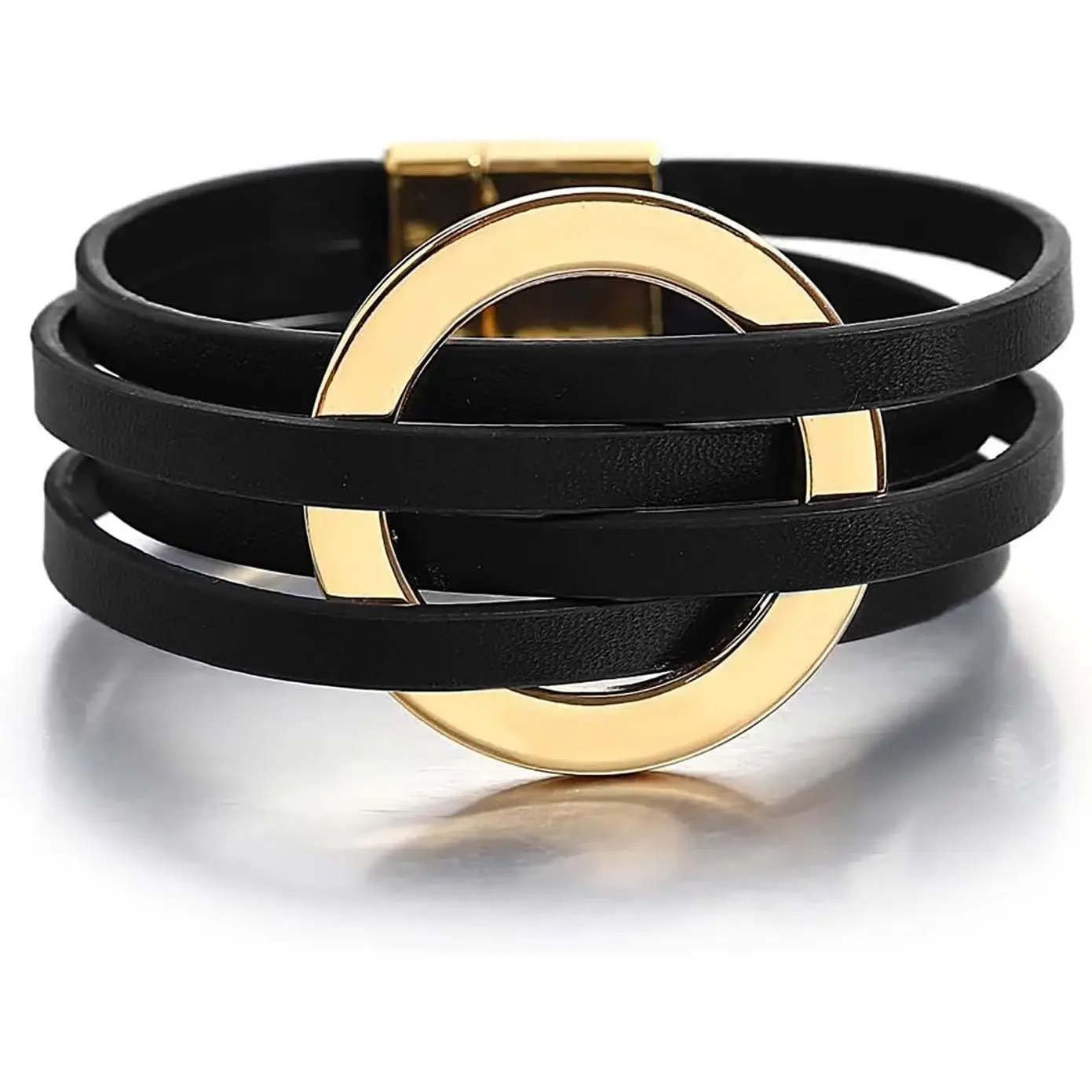 Leather Circle(Black)