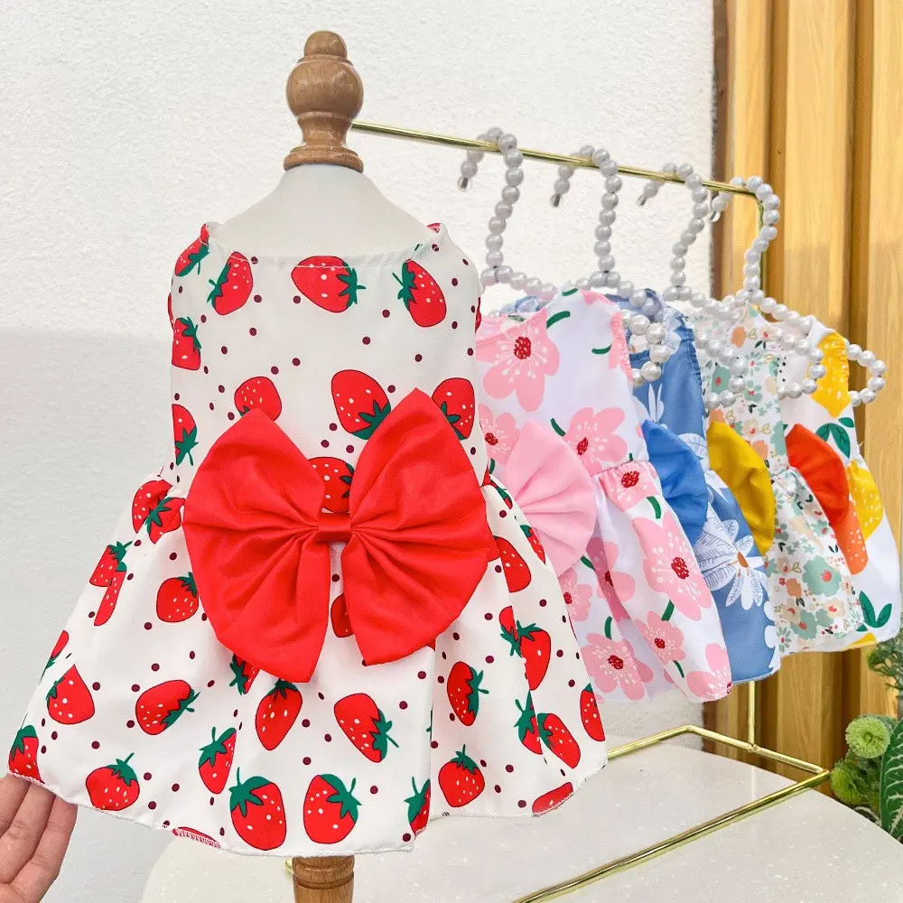 New Cute Dog Cat Dress Clothing, Puppy Clothes, Kitten Clothes, Teddy French Bulldog Bichon Pomeranian Blue Cat Kitten Costume, Outfits, Multiple Colors & Sizes Available