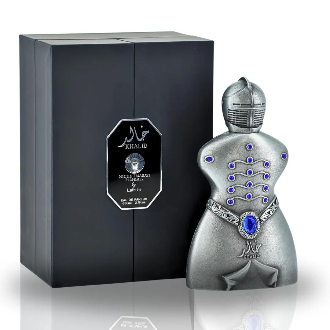 Lattafa Niche Emarati Khalid Perfumes EDP-80ML(2.7Oz)  - Iconic Unisex Fragrance Collection