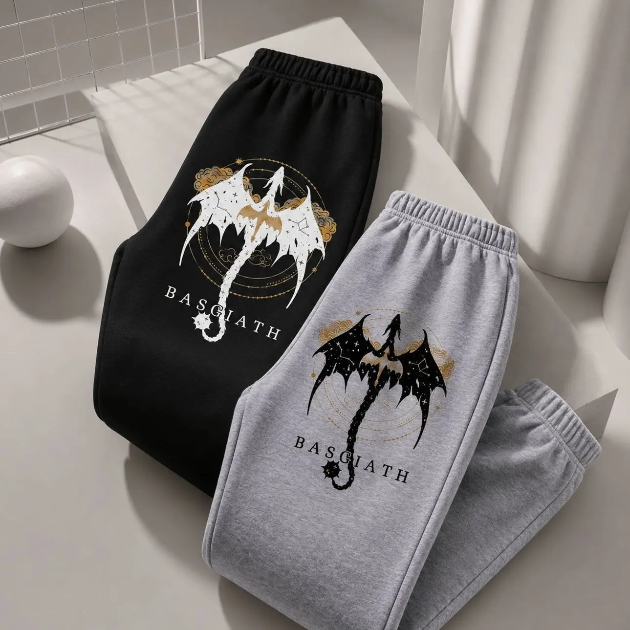Epic Dragon Sweatpants – Basgiath War College Official Vibes 🐉✨ L
