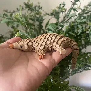 3D Printed Armadillo Statue Figurine, Cute Animal Shaped Ornament, Hand Painted Home Decor Ornament, Collectible Room Decor, Party Gift, Birthday Gift, Decorative Sculptures, Home Ornaments, Living Room Decoration, Decorative Figurines