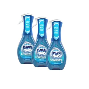 Dawn Platinum Powerwash 16 oz. Fresh Dish Soap, Multi-Surface Spray, Foam Action Cleans Dishes Stoves Counters, No Soak Needed, Reusable Spray Bottle, For Kitchen and Laundry Pre-Treat, For Reusable Powerwash Sprayer, Concentrated Formula.
